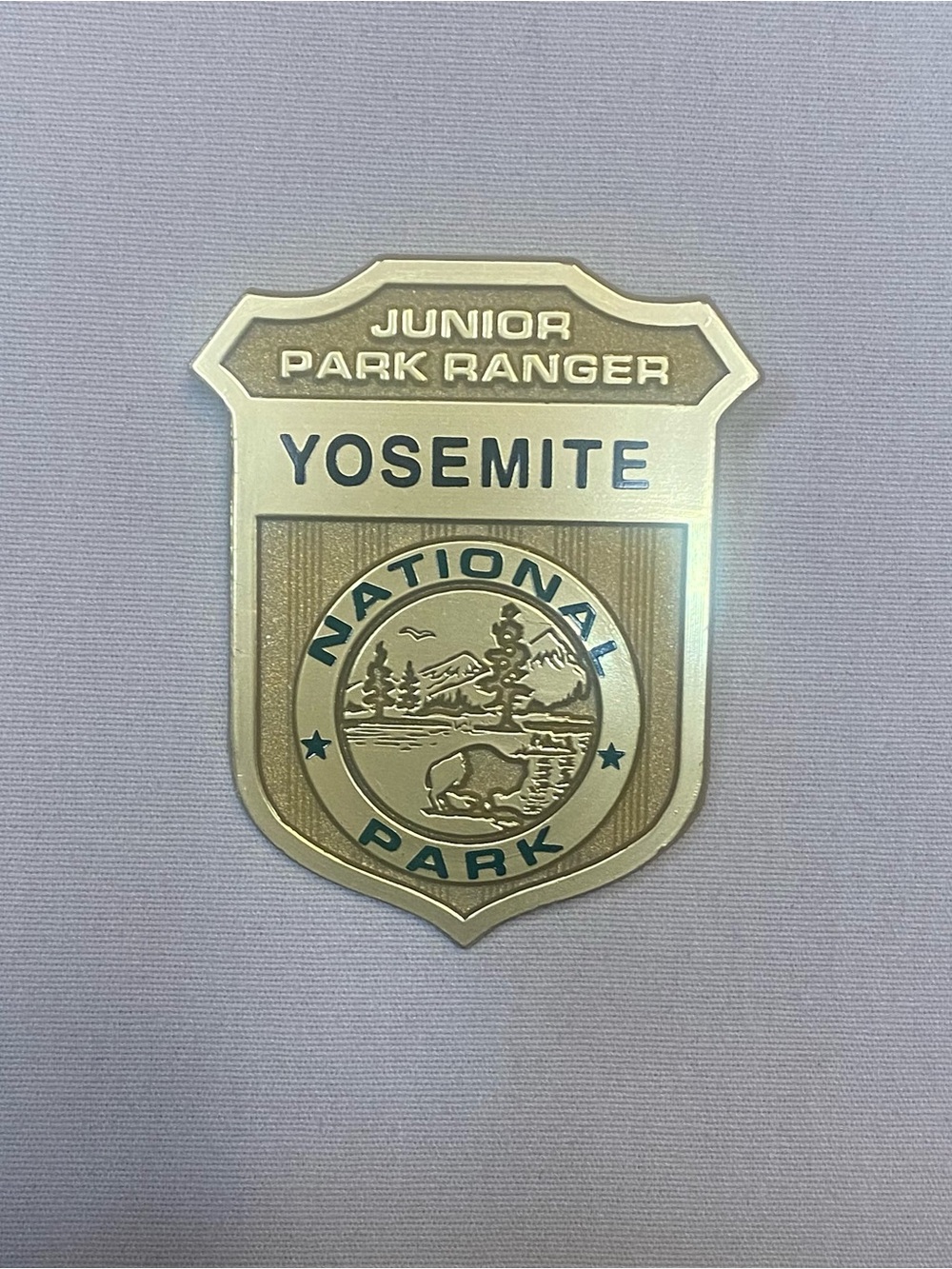 Yosemite National Park Junior Park
Ranger Badge Pin, Gold Tone -
National Parks